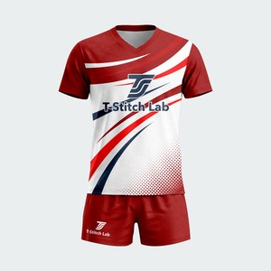Camiseta deportiva con cuello en V personalizada para entrenamiento de voleibol, uniforme transpirable para mujer, uniforme de voleibol al por mayor. - Product Image 5