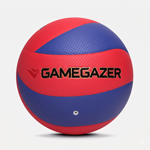 Ballon de volley-ball professionnel de taille 5 en PU, personnalisé avec logo OEM, souple, léger, durable, de haute qualité, cousu à la machine, pour entraînement en intérieur et en extérieur - Product Image 1
