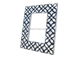 Bandeja de Madera Ecológica Premium con Incrustaciones, Artesanía Intrincada Hecha a Mano, Personalizable, Pulida, Estilo Budista, para Mesa del Hogar - Product Image 6