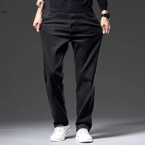 Jean droit pour homme, été, uni, décontracté, lavable, séchage rapide, respirant, imperméable, écologique, haute qualité, dernière version - Product Image 3