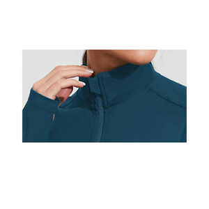Custom Breathable Spandex/Nylon Plus Size Yoga <b>Top</b> Ladies Fitness Jackets Light Fitness Wear for Training - Product Image 5