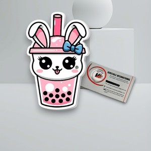 แผ่นแม่เหล็กอะคริลิคสำหรับต่อขนตา รูปหัวใจสีชมพู ประดับโบว์และเพชร น่ารัก - Product Image 5