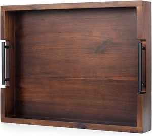 Bandeja Ecológica de Madera de Mango Natural, Estilo Americano, Apta para Lavavajillas y Fácil de Limpiar, Fabricada por Lodi Impex - Product Image 2