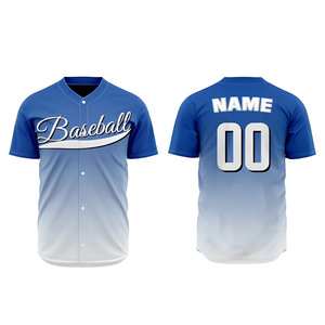 Maillots de baseball personnalisés imprimés par sublimation, grande taille, manches courtes, logo personnalisé, vente en gros, fournisseur OEM, uniformes d'équipe - Product Image 3