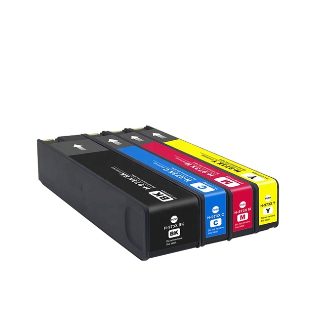 Tatrix 973 973X Ink Cartridge Premium Remanufactured Inkjet Ink Cartridge 973X for HP Pagewide Pro 477dw Printer