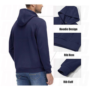 Sudadera con Capucha para Hombre, Ligera, con Forro Polar, para Gimnasio, Actividades al Aire Libre, Deportes, Ropa Urbana, Sudadera con Estampado - Product Image 5