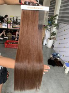 Cabello virgen natural recto vietnamita cutícula alineada cabello donante - Product Image 4
