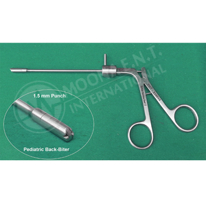 คีมจับกระดูกอ่อนหลังจมูกสำหรับเด็ก ENT-335015 แบบหมุนได้ 360 องศา เครื่องมือผ่าตัดแบบใช้มือ ได้รับการรับรองมาตรฐาน CE ISO13485 - Product Image 2
