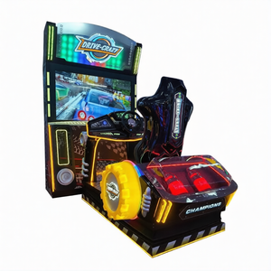 Machine de jeu de course de cascades Commercial Drive-Crazy, cabinet d'arcade de luxe à cockpit ouvert pour un joueur - Product Image 1