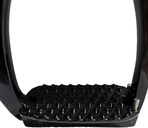 เหล็กยึดอานม้า EXTREME Horse Safety Stirrup Irons – สีดำ, ตัวล็อคแบบปลดเร็ว ทำจากอะลูมิเนียม ขนาด 4.75 นิ้ว - Product Image 4