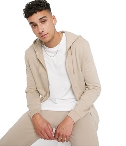 Men's 100% Polyester Tech Fleece 2 Piece Track Suit Men's Hooded Sweat Suit - Product Image 4