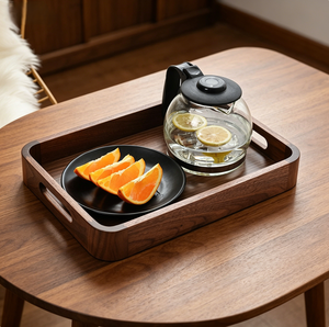Assiette de service en bois de qualité supérieure pour la maison, la cuisine, le restaurant, l'hôtel, le buffet et la présentation des aliments, disponible au meilleur prix - Product Image 6