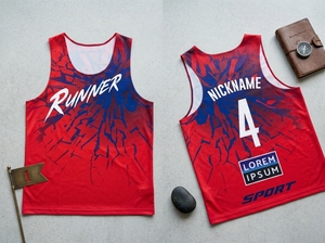 เสื้อกล้ามวิ่งแบบกำหนดเอง OEM ODM ขายส่ง เสื้อวิ่งแห้งเร็ว ผู้ผลิต - Product Image 2