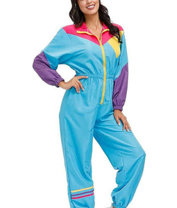 Chaqueta Cortavientos para Mujer con Cierre de Cremallera y Manga Larga, Chaqueta Deportiva con Capucha y Bloques de Color, Tejido de Poliéster - Product Image 5