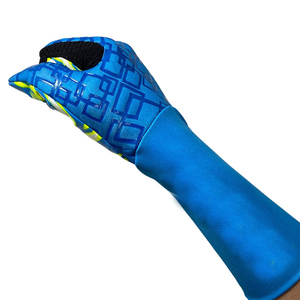 High Performance Breathable Unisex PU Goalkeeper <b>Gloves</b> Adjustable Non-Slip Lace-Up Closure Thick <b>Latex</b> Padding for Better - Product Image 3