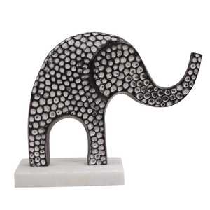 High Quality Jaffs Exports JE2069 Modern <b>Elephant</b> Aluminium Sculpture Handmade Eco-Friendly Art Figurine Tabletop <b>Decor</b> Living - Product Image 1