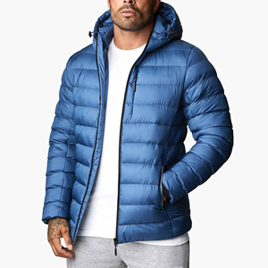 Nueva Chaqueta Acolchada de Invierno Personalizada 2025 de Alta Calidad para Exteriores, Chaqueta de Burbuja Lisa con Cremallera, Venta al por Mayor - Product Image 1