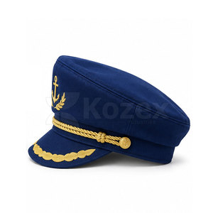 Meilleur choix : Chapeau de marin classique léger en polyester/coton pour l'extérieur, idéal pour les défilés, événements et occasions spéciales - Product Image 2