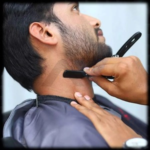 Navaja de Afeitar Clásica de Acero Inoxidable con Bloqueo Giratorio, Hoja Única, Profesional, de Grado Salón, Herramienta de Afeitado para Hombre, Duradera - Product Image 2
