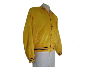 2026 Top Trendy Custom <b>Varsity</b> Satin <b>Bomber</b> <b>Jacket</b> for <b>Men</b> Baseball Style Lightweight Waterproof Windproof Stand Front Fashion - Product Image 3