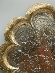 Assiettes de présentation en laiton les plus vendues pour mariages, banquets et événements festifs, décoration intérieure à prix de gros - Product Image 3