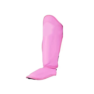 Protège-tibias de football en cuir à ajustement facile avec protection de base de la cheville pour les joueurs débutants – Prix de gros, best-seller - Product Image 1