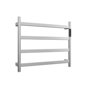 Portasciugamani in Acciaio 22,5 X 18,7 X 3,6 Pollici Stile Rustico con Funzione Riscaldante - Product Image 2