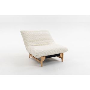 Poltrona Sacco Singola Casual per Adulti, Senza Braccioli, in Tessuto Corduroy, per Soggiorno e Camera da Letto - Product Image 3