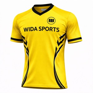 Jersey de Práctica de Fútbol Americano Unisex de Alto Rendimiento, 100% Poliéster, Cuello en V, Nombre del Equipo Personalizado, Absorbe la Humedad, Superventas - Product Image 2