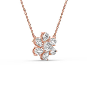 Pendentif en diamant rond brillant de 1,68 carat cultivé en laboratoire, or massif 14 carats, certifié IGI, cadeau de mariage ou de fiançailles - Product Image 2