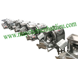 Machine de torréfaction automatique industrielle haut de gamme de qualité commerciale du Vietnam pour la torréfaction de fruits de noix d'arachides - Product Image 2