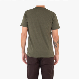 เสื้อยืดโอเวอร์ไซส์ผ้าฝ้ายออร์แกนิคเนื้อหนา พิมพ์ลายปักโลโก้เรียบง่าย คุณภาพสูงสำหรับผู้ชาย แบบสั่งทำได้ - Product Image 2