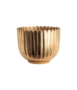 Vase en métal impressionnant pour la décoration d'étagères, au style artistique contemporain - Product Image 2