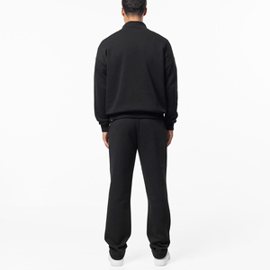 Conjunto Deportivo Personalizado de Felpa para Hombre, Sudadera con Cierre de Cremallera, Pantalones Jogger, Ropa Deportiva de Marca Propia, Corte Regular - Product Image 2