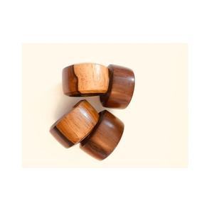 Anillo para Servilletas de Madera de Diseño, Porta Servilletas Hecho a Mano de Primera Calidad, Anillo para Servilletas de Lujo Chapado en Oro en Oferta - Product Image 4