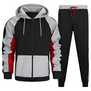 Conjunto Deportivo Informal para Hombre, Sudadera con Capucha de Algodón, Pantalones Deportivos, Pantalones Jogger, Ropa Deportiva para Correr, Estilo para Uso Diario - Product Image 2