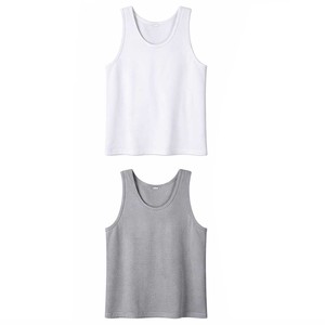 Camisetas sin Mangas de Algodón de Secado Rápido para Hombre, Informales, para Gimnasio y Correr, Cómodas, Transpirables, de Color Sólido - Product Image 4
