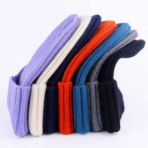 Korean Style Acrylic Jacquard Knitted Breathable <b>Waterproof</b> Adjustable Solid Color Casual Winter <b>Beanie</b> for Adults - Product Image 6