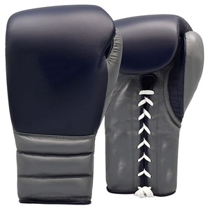 Professional Leather Sparring Boxing <b>Gloves</b> Training MMA Cowhide Leather Sports <b>Gloves</b> Martial Arts Wear - Product Image 1