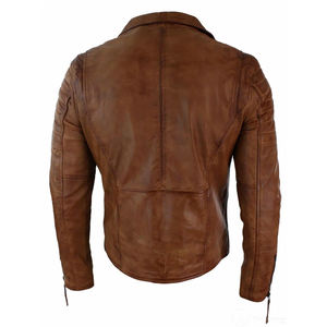 Chaquetas de Cuero PU de Buena Calidad al por Mayor, Diseño de Moda, Chaquetas Casuales de Motociclista con Cierre, Transpirables, Tallas Grandes - Product Image 2