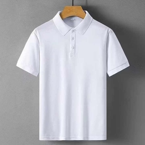 เสื้อโปโลผู้ชายแขนสั้นผ้าฝ้าย 100% |   เสื้อโปโลทรงหลวมขนาดพลัสไซส์แบบเรียบ |   เสื้อเชิ้ตลำลองและเสื้อเชิ้ตสั่งทำพิเศษ 9 สีสำหรับฤดูร้อน - Product Image 5