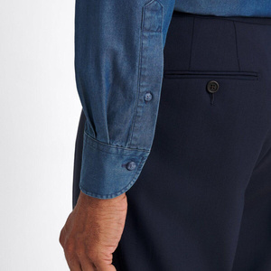 Camisa Casual Elegante de Verano para Hombre, Diseño de Mezcla de Algodón Suave, Camisa a Cuadros de Moda para Hombre al por Mayor, Ligera y Cómoda - Product Image 5
