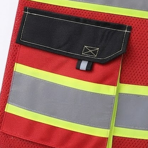 Chaleco de trabajo de alta visibilidad de calidad premium para adultos, diseño reflectante ligero, chaleco de trabajo de alta visibilidad para hombre para uso en fábrica - Product Image 3
