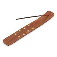 Porte-encens chinois aromatique en bois naturel avec récupérateur de cendres pour la décoration de la maison, utilisable toute l'année - Product Image 2