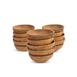 Factory Price 150 ml Oval Raw <b>Coconut</b> <b>Shell</b> Bowls for Serving Food, Decor & Candle Making <b>Shells</b> Made in Vietnam - Product Image 1