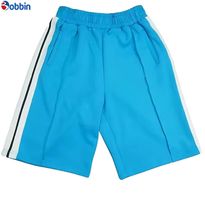 Pantalones Cortos Casuales para Hombre, Pantalones Cortos Deportivos de Verano de Primera Calidad, Cintura Elástica con Rayas, Estilo Casual Sólido - Product Image 3