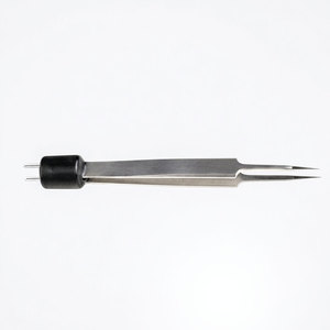 Pince bipolaire électrique en acier inoxydable pour bijoutier, non isolée, 11,4 cm avec pointes de 0,5 mm et 0,7 mm, instrument chirurgical - Product Image 6