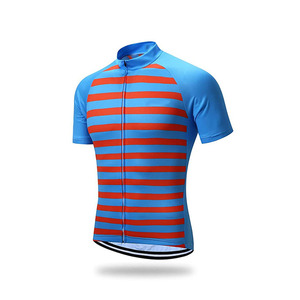 Uniforme de Ciclismo Deportivo para Exteriores con Diseño de Rayas en el Cuello Alto, Diseño Único, Ajuste Ceñido, Ropa de Ciclismo de Compresión, Conjunto de 2 Piezas - Product Image 5