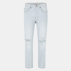 Vente en gros OEM – Nouveaux jeans décontractés pour hommes, coupe classique, respirants, légers, multi-poches, confortables, en polyester/coton - Product Image 4
