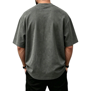 เสื้อยืดโอเวอร์ไซส์ทรงหลวม แขนสั้น คอกลม ผ้าฝ้าย 100% สไตล์วินเทจ สตรีทแวร์ลำลอง ลุคยูร์เบิร์น ขายส่ง - Product Image 2